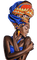 Портрет африканки - бесплатно png анимированный гифка