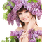 Spring Lilac Woman - nemokama png animuotas GIF
