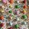 Colorful sprinkles cake kidcore food background bg - GIF animé gratuit