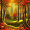 kikkapink autumn fantasy background forest