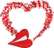 Kaz_Creations Love Heart Valentines - png gratis GIF animado