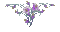 lila, violet flowers, deco - Free animated GIF Animated GIF