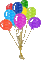 Glitter-Ballone. - GIF animasi gratis GIF animasi