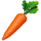 Carrot emoji - δωρεάν png κινούμενο GIF