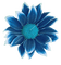 blomma--flowers--blue--blå - PNG gratuit GIF animé
