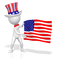 Kaz_Creations America 4th July Independance Day American - darmowe png animowany gif