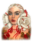 Fantasy.Woman.White.Red - png gratis GIF animasi
