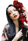 Kaz_Creations Woman Femme Flowers - png gratis GIF animasi