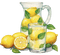 lemons, lemonade, yellow, citrons, limonade, jaune - ingyenes png animált GIF