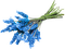 Kaz_Creations  Deco Baby Blue Flowers - безплатен png анимиран GIF