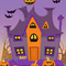 Haunted Halloween House - GIF animasi gratis GIF animasi