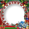 Merry Christmas.Frame.Round.Victoriabea - безплатен png анимиран GIF