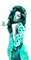 Woman.Teal - By KittyKatLuv65 - kostenlos png Animiertes GIF
