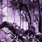 Y.A.M._Fantasy forest background purple - 免费动画 GIF 动画 GIF