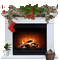 Noël.Fireplace.Christmas.Navidad.Victoriabea - Бесплатный анимированный гифка анимированный гифка