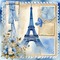 paris blue brown vintage background - png gratis GIF animado