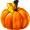 Pumpkin.Orange.Yellow.Black - PNG gratuit GIF animé