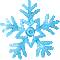 Snowflake.Blue.Animated - KittyKatLuv65 - GIF animado gratis GIF animado