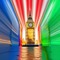 Blue, Red & Green Big Ben - ingyenes png animált GIF