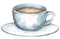coffee cappuccino, aquarelle, Orabel - GIF animé gratuit