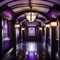 Purple and Black Corridor - gratis png geanimeerde GIF