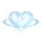 blue webcore heart - nemokama png animuotas GIF