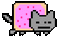 Sad nyan cat - Darmowy animowany GIF animowany gif