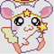 Pixel Grid Hamtaro Angel Hamster - png gratis GIF animado