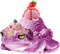 purple icecream froggy