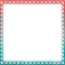 soave frame vintage border scrap ribbon pink teal - PNG gratuit GIF animé
