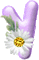 Kaz_Creations Alphabets Purple Heart Flowers Letter Y - Δωρεάν κινούμενο GIF κινούμενο GIF