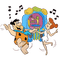 Flintstones - бесплатно png анимированный гифка