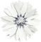 Flower Blume white blue gem - ingyenes png animált GIF