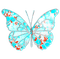 Vintage.Butterfly.Red.Blue - png grátis Gif Animado