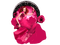 woman pink hair bp - безплатен png анимиран GIF