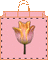 pink tulip bag - GIF animé gratuit