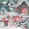kikkapink winter vintage background christmas gif - Darmowy animowany GIF animowany gif