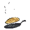 Crepe cake chandeleur crêpes crepes eat sweet tube deco breakfast gif anime animated animation pfanne pan casserole - GIF animé gratuit GIF animé