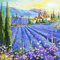 soave background animated field lavender vintage