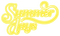 Summer Days.Text.Yellow - Free PNG Animated GIF