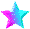 rainbow star - Бесплатный анимированный гифка анимированный гифка