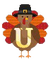 Lettre U. Thanks Giving - kostenlos png Animiertes GIF