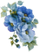 loly33 fleur bleu - PNG gratuit GIF animé