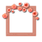 Small Peach Frame - png gratuito GIF animata