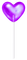 Lollipop.Heart.Purple - zdarma png animovaný GIF