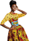 Femme en jaune.Cheyenne63 - bezmaksas png animēts GIF