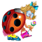Kaz_Creations Cute Ladybug Cartoon - ilmainen png animoitu GIF