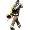 Kaz_Creations Man Homme Firefighter - png gratuito GIF animata