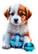 christmas dog by nataliplus - Free PNG Animated GIF