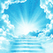 soave background animated clouds heaven blue - Nemokamas animacinis gif